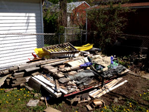 Before::Look familiar? Cheap Dumpster Rental Florida