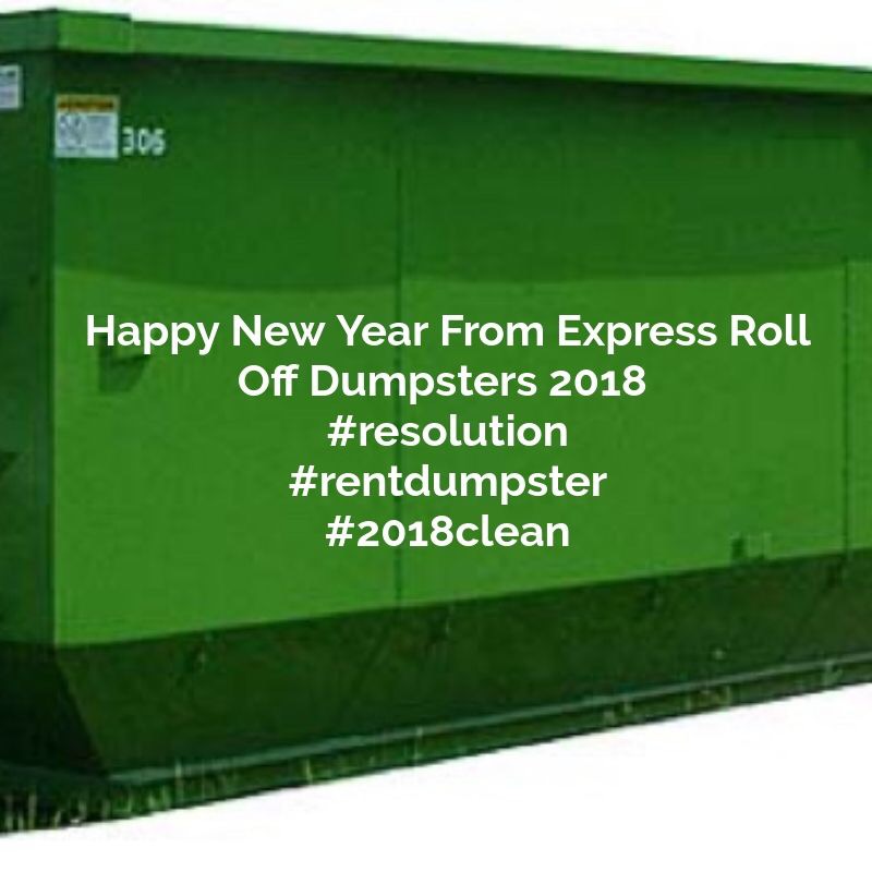 15 yard new year's dumpster