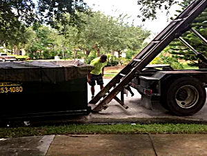 Process::Cleaning up is EASY with Brevard! Cheap Dumpster Rental Florida